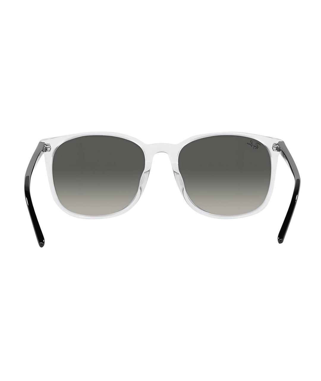 RAY BAN Серые пластиковые солнцезащитные очки, фото 4