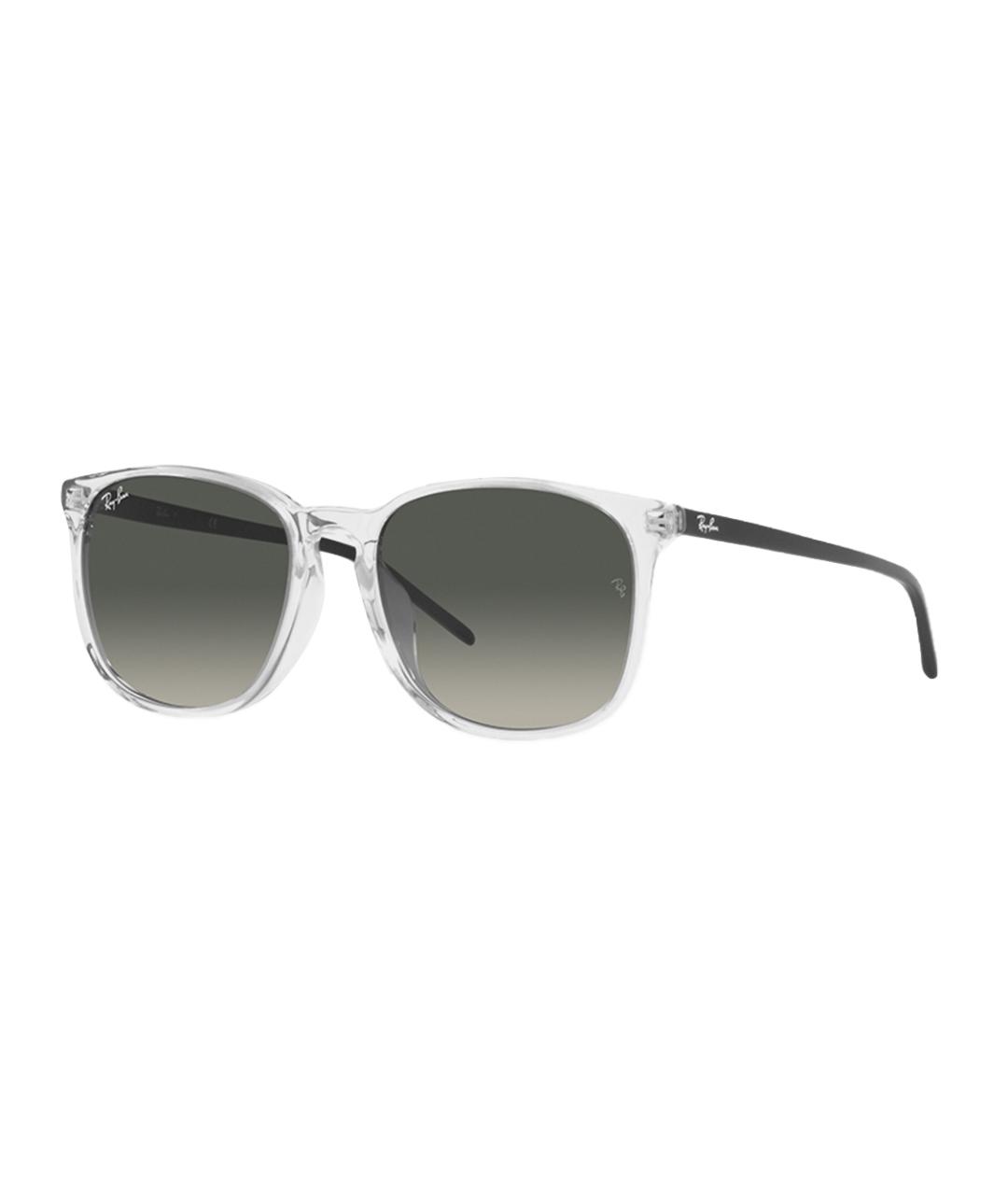 RAY BAN Серые пластиковые солнцезащитные очки, фото 1