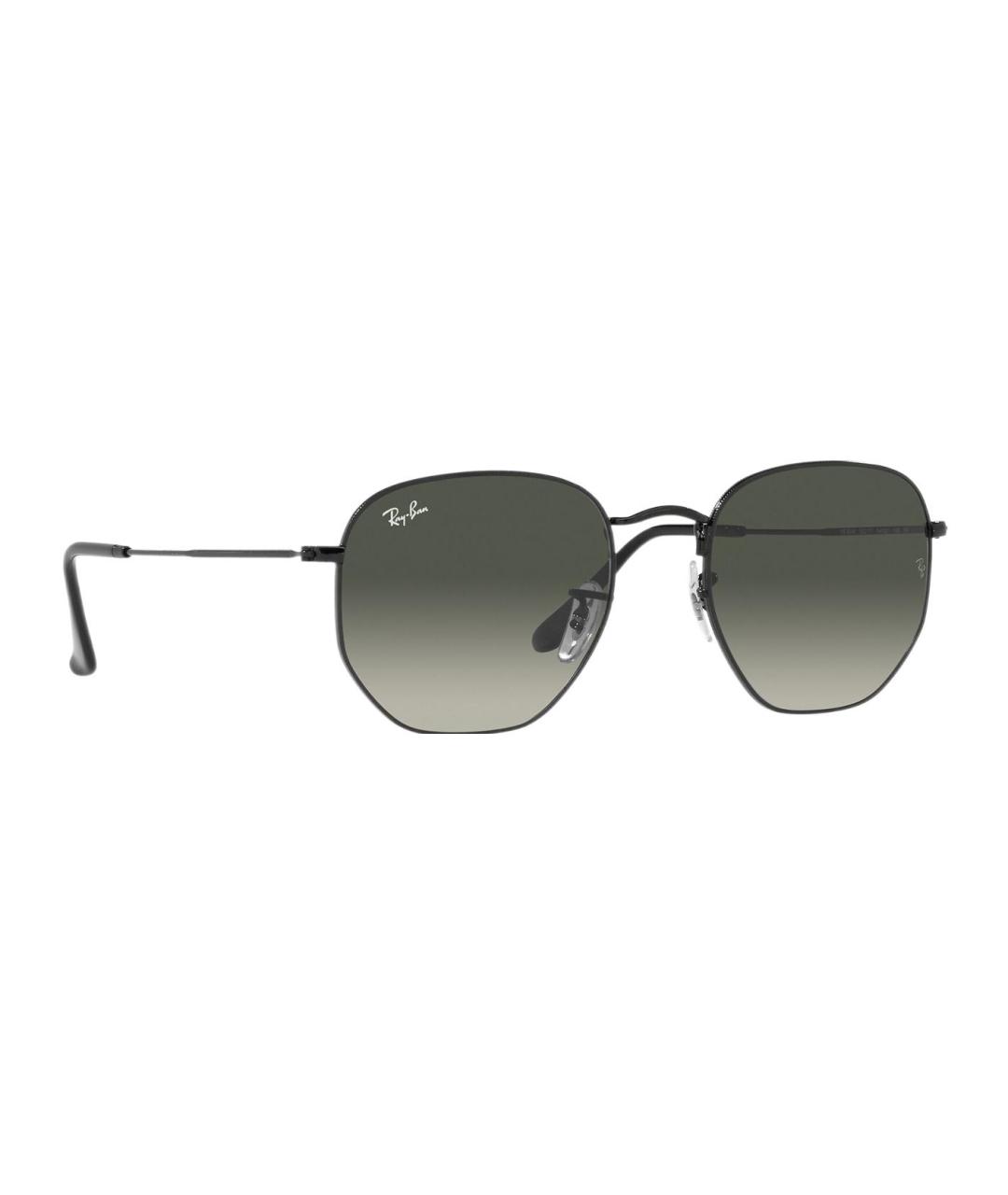 RAY BAN Черные металлические солнцезащитные очки, фото 3