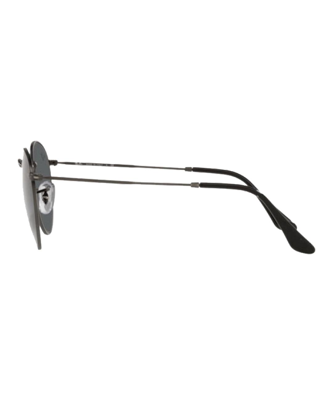 RAY BAN Серые металлические солнцезащитные очки, фото 3