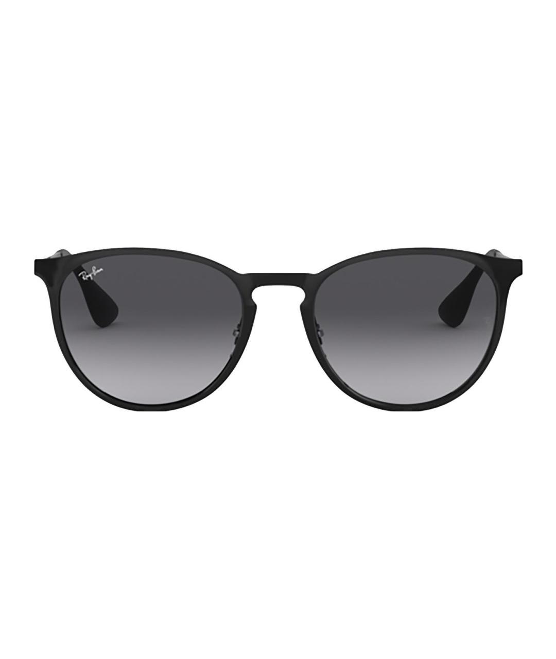 RAY BAN Черные пластиковые солнцезащитные очки, фото 1