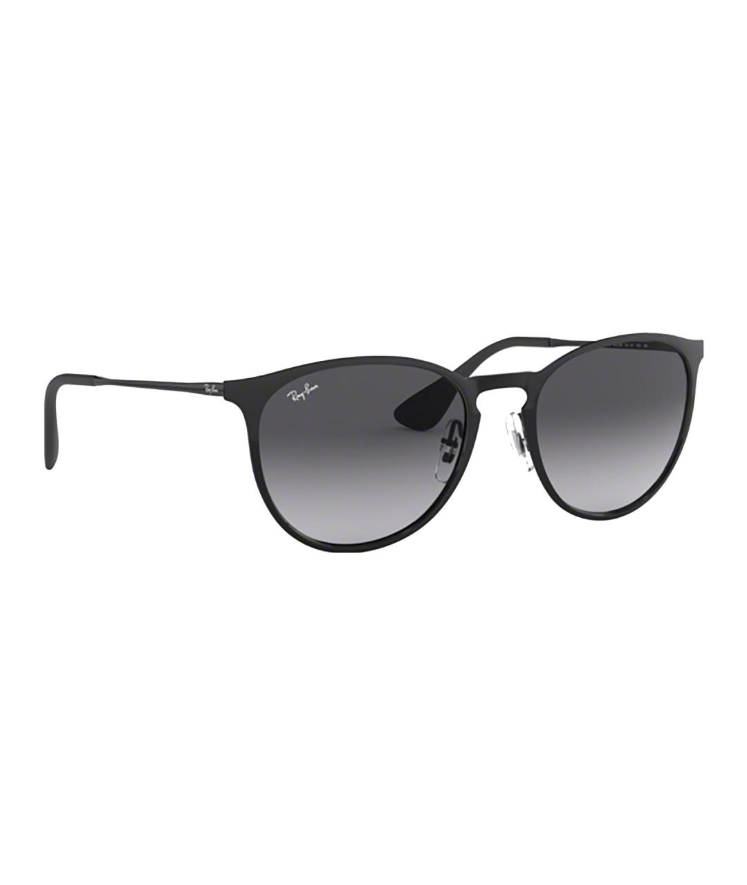 RAY BAN Черные пластиковые солнцезащитные очки, фото 2