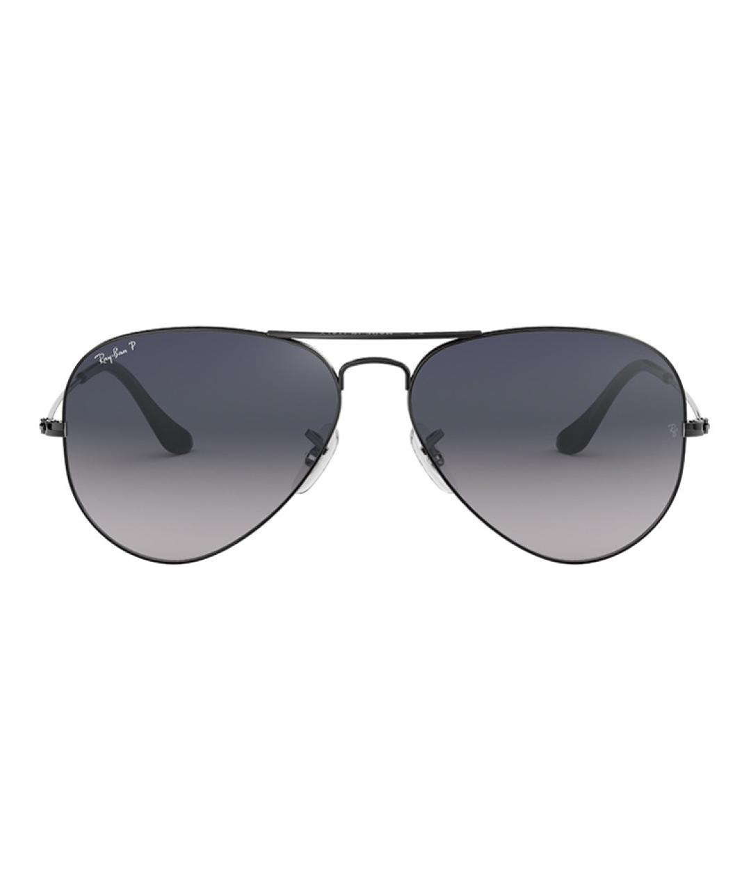 RAY BAN Серебряные металлические солнцезащитные очки, фото 2