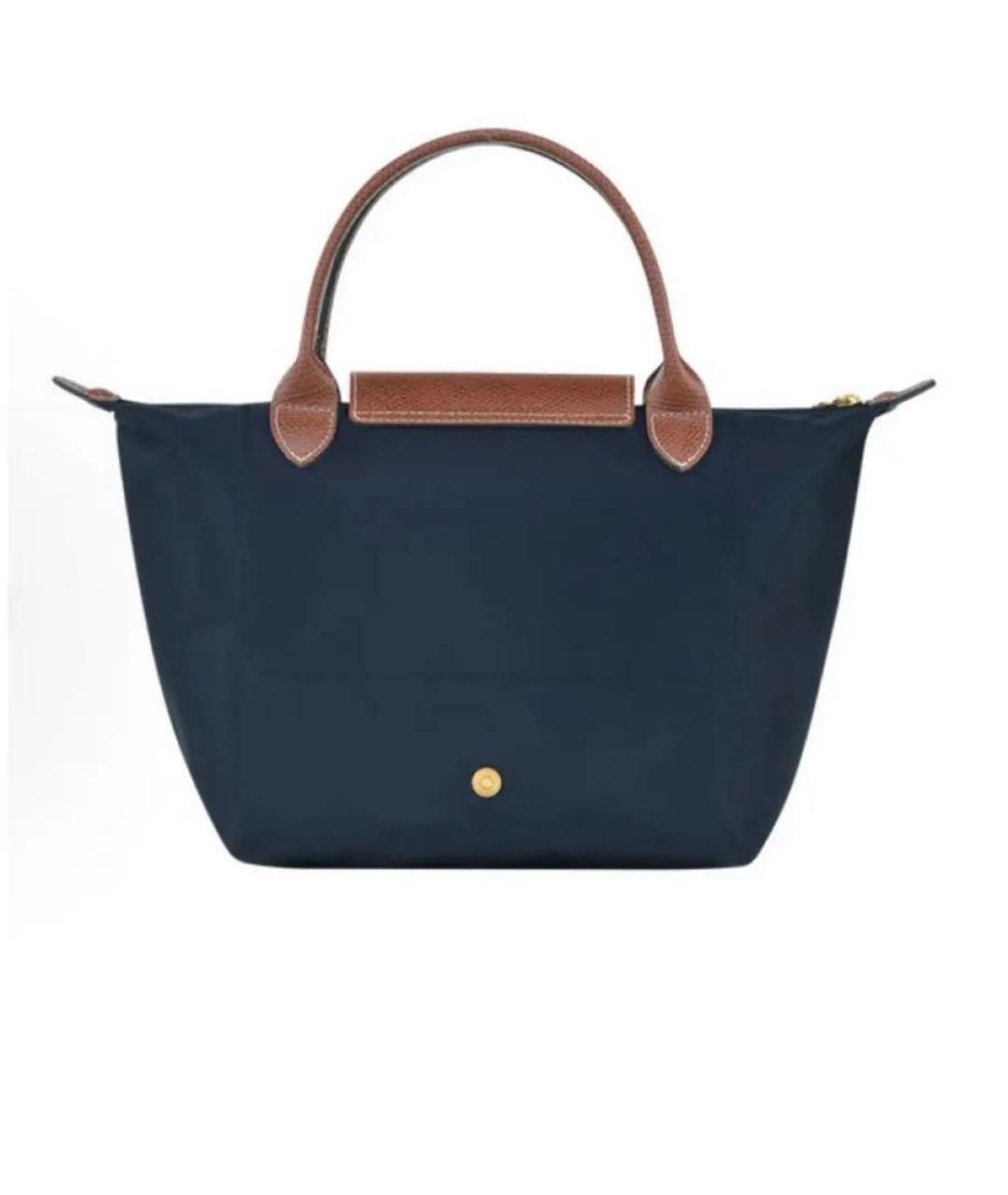 LONGCHAMP Темно-синяя сумка тоут, фото 2