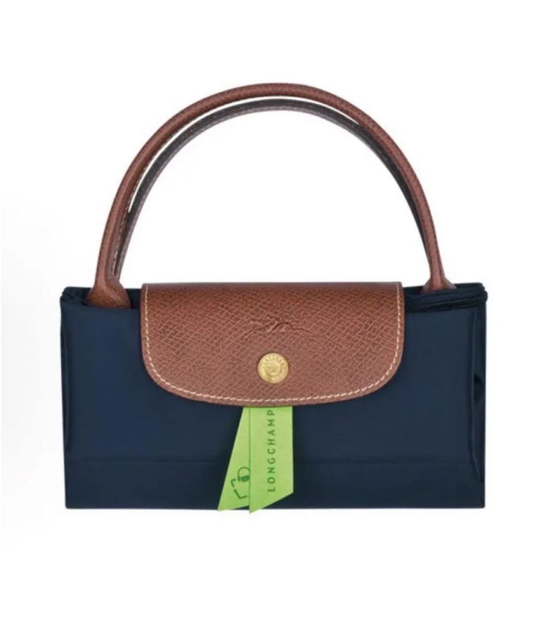 LONGCHAMP Темно-синяя сумка тоут, фото 4