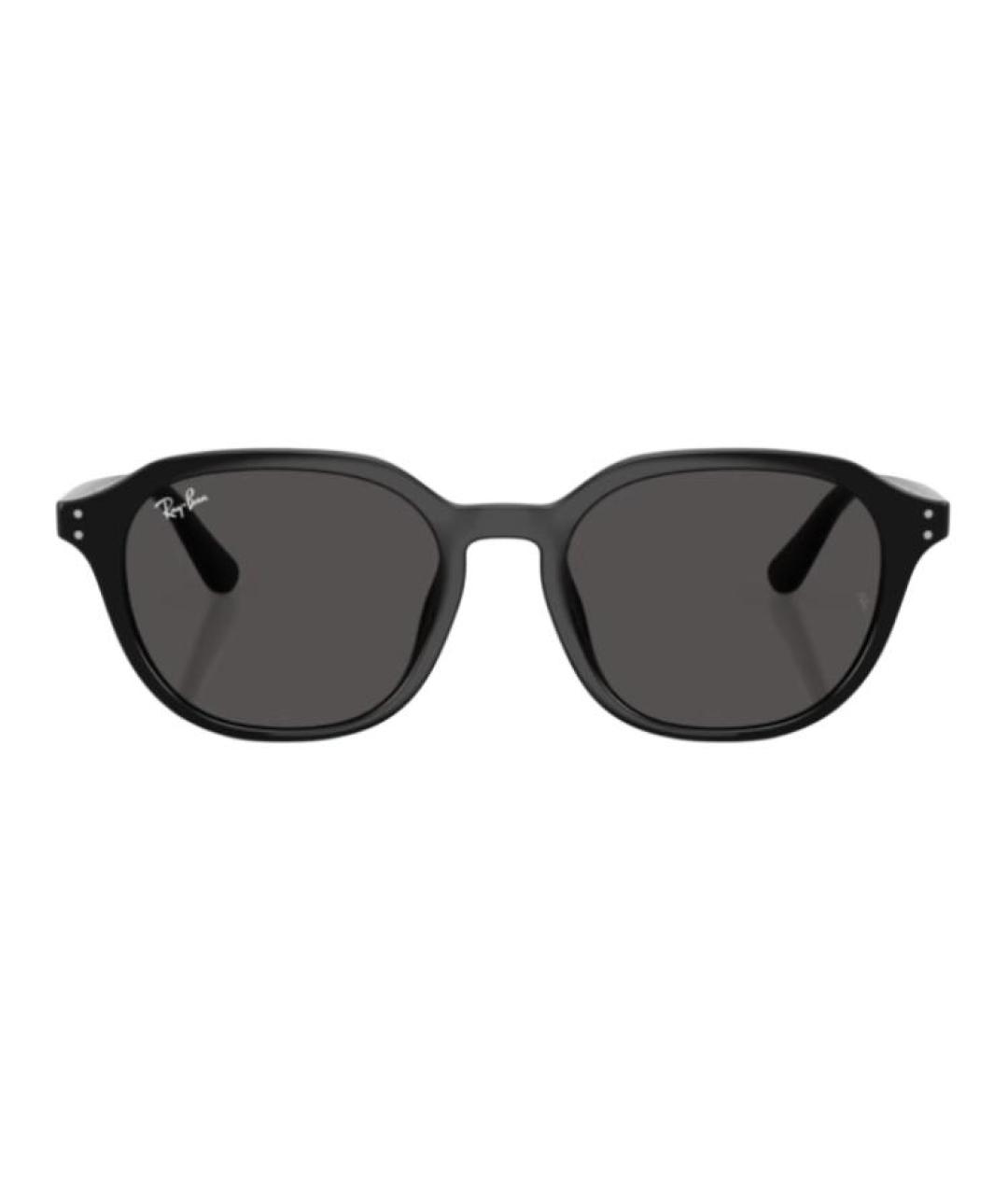RAY BAN Черные пластиковые солнцезащитные очки, фото 2