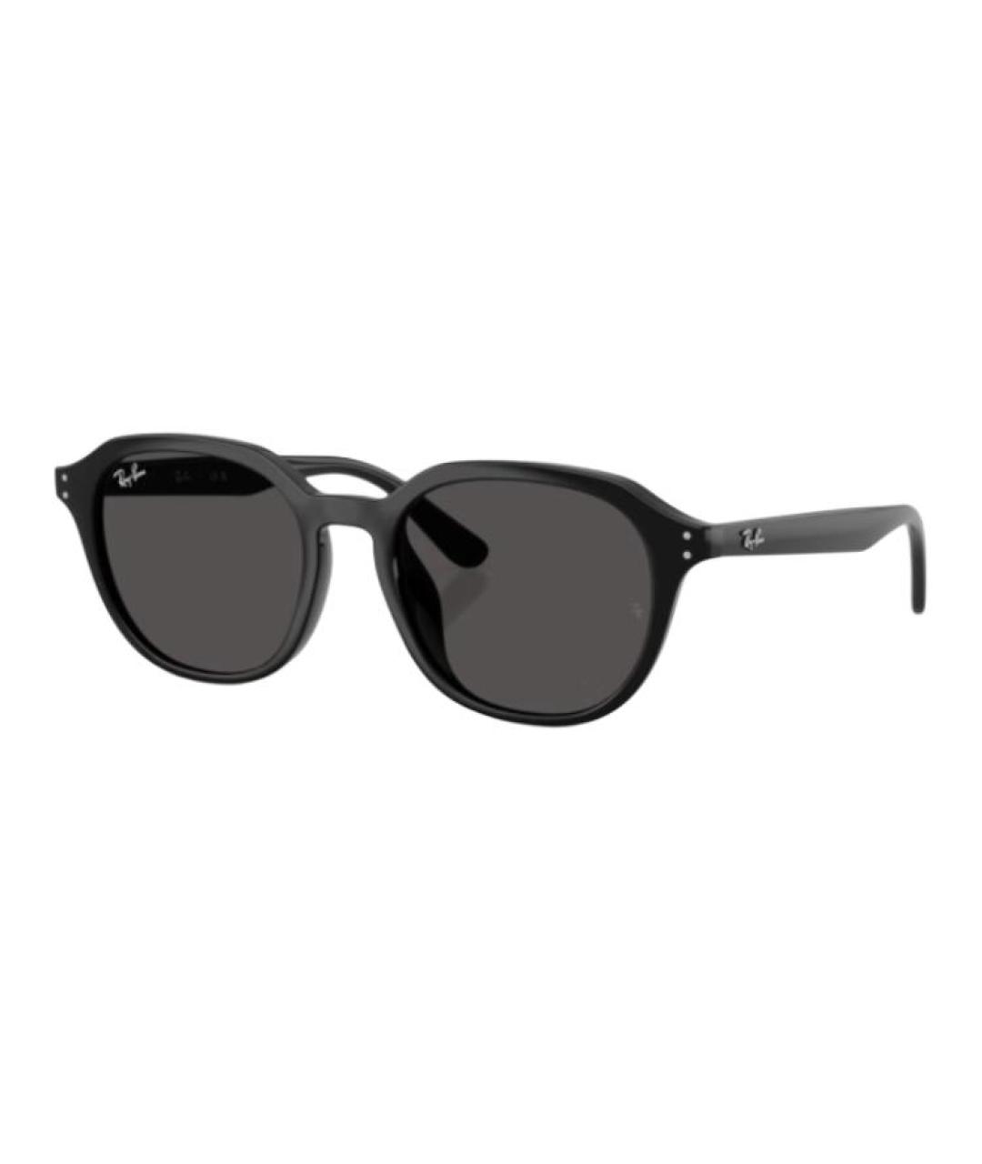 RAY BAN Черные пластиковые солнцезащитные очки, фото 1