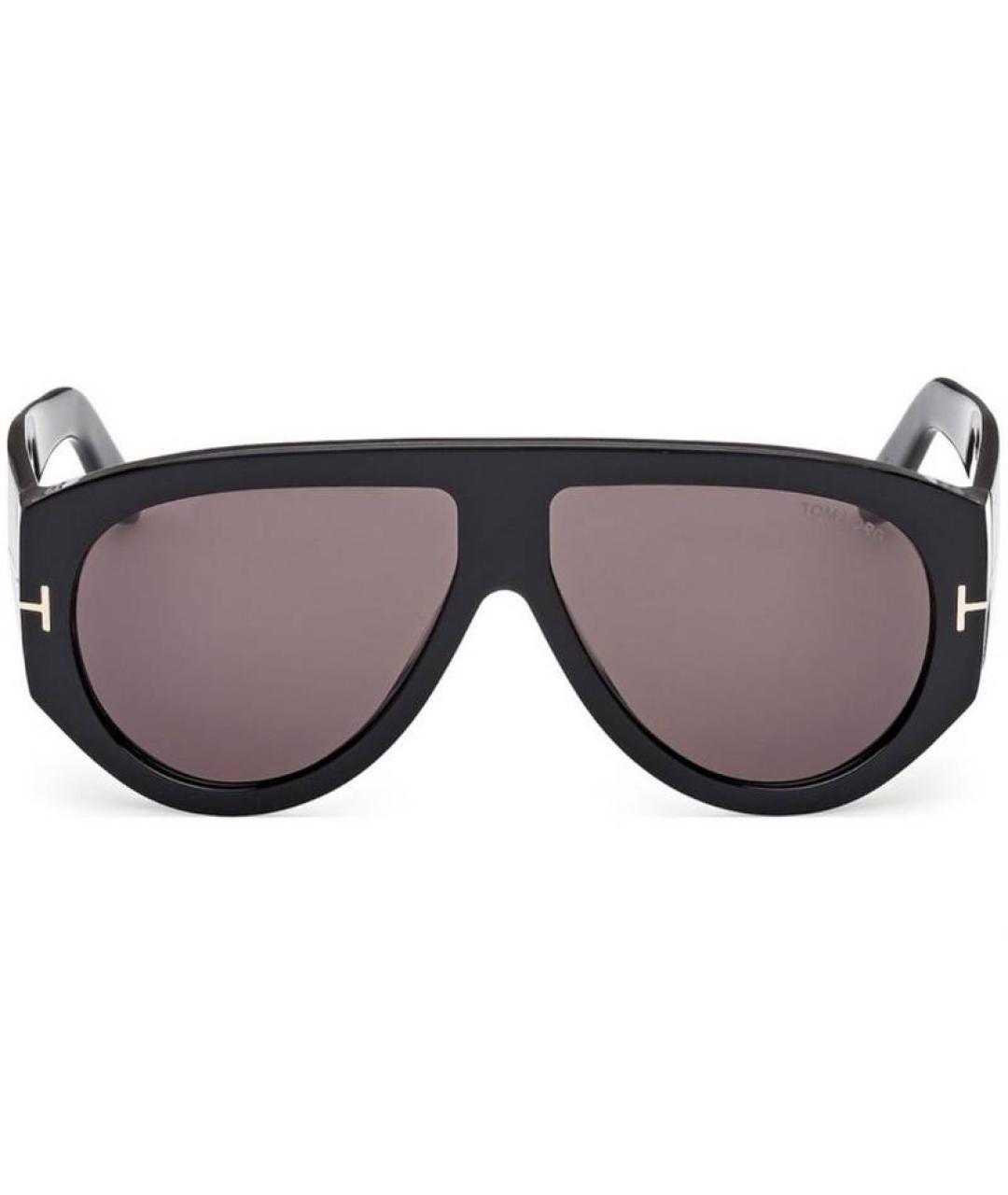 TOM FORD Черные пластиковые солнцезащитные очки, фото 2