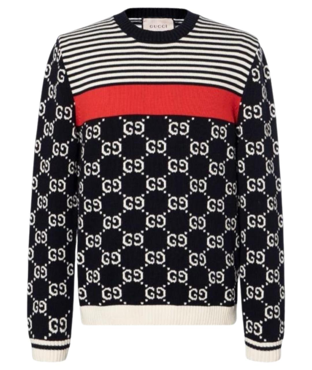 GUCCI Мульти хлопковый джемпер / свитер, фото 1