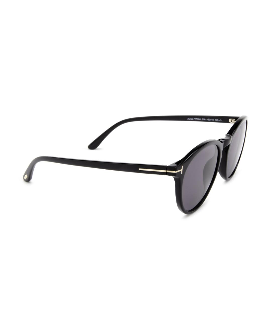 TOM FORD Черные пластиковые солнцезащитные очки, фото 3