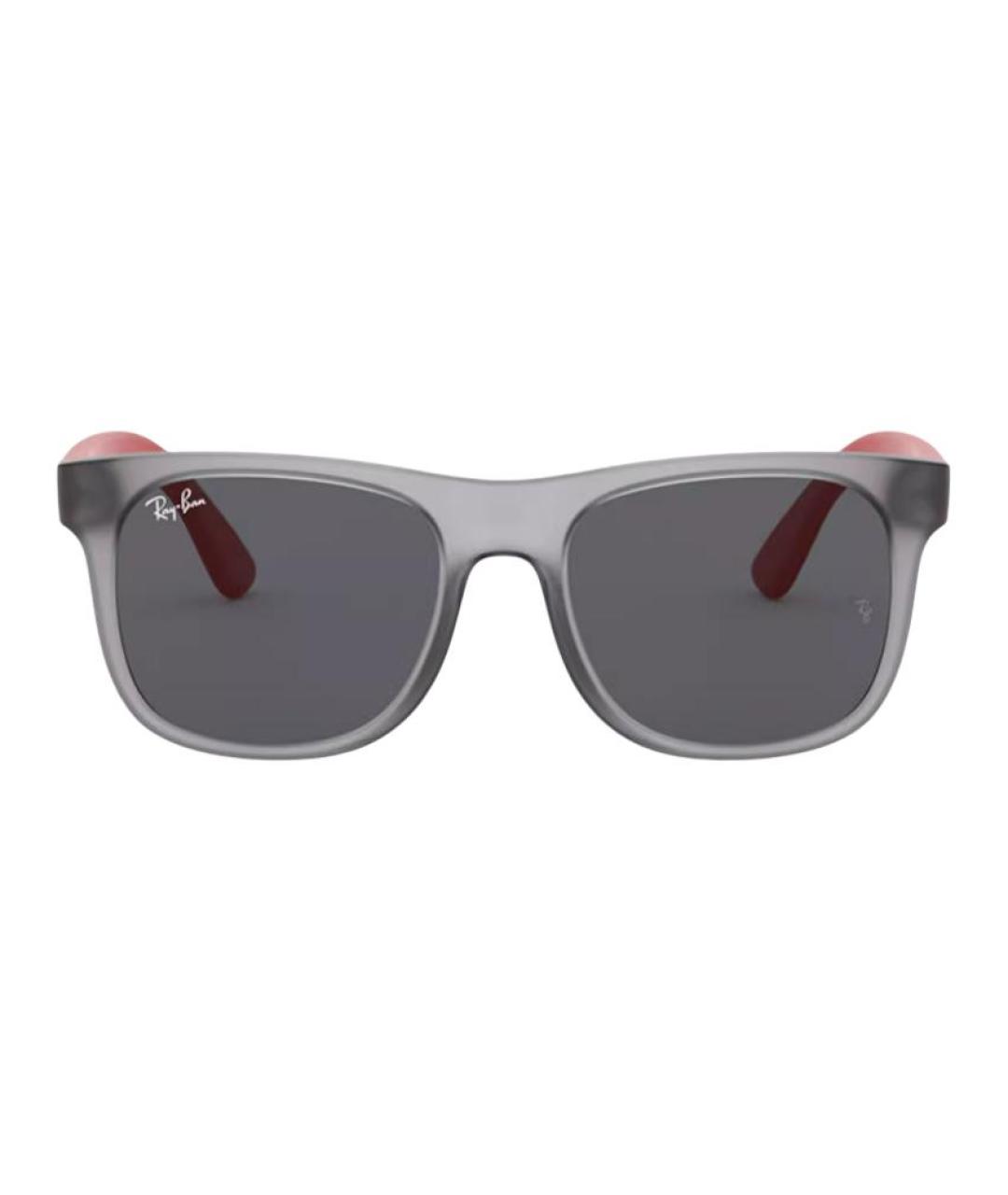 RAY BAN Серые пластиковые солнцезащитные очки, фото 1