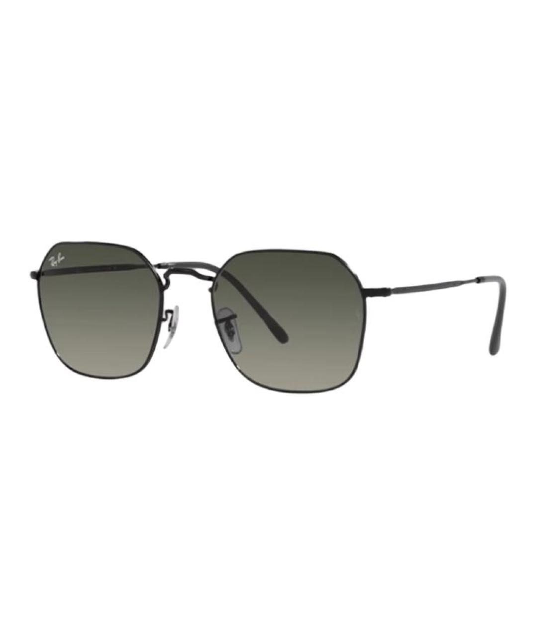 RAY BAN Черные металлические солнцезащитные очки, фото 2