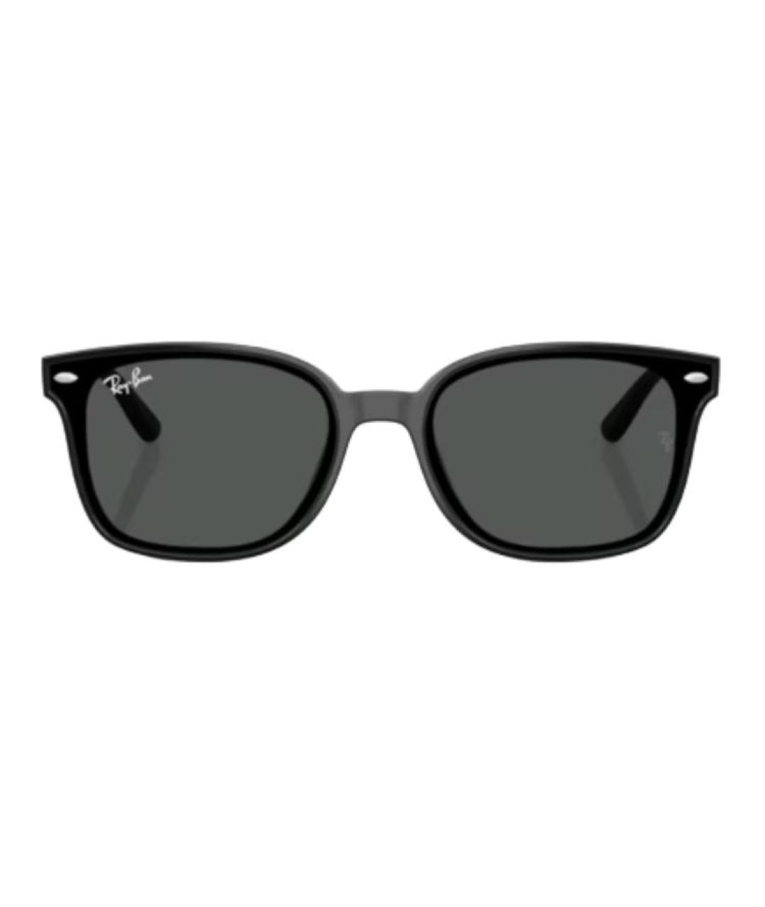 RAY BAN Черные пластиковые солнцезащитные очки, фото 3