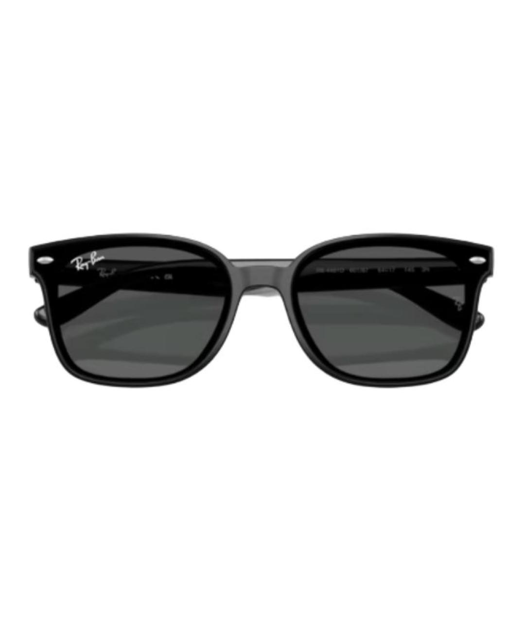 RAY BAN Черные пластиковые солнцезащитные очки, фото 4