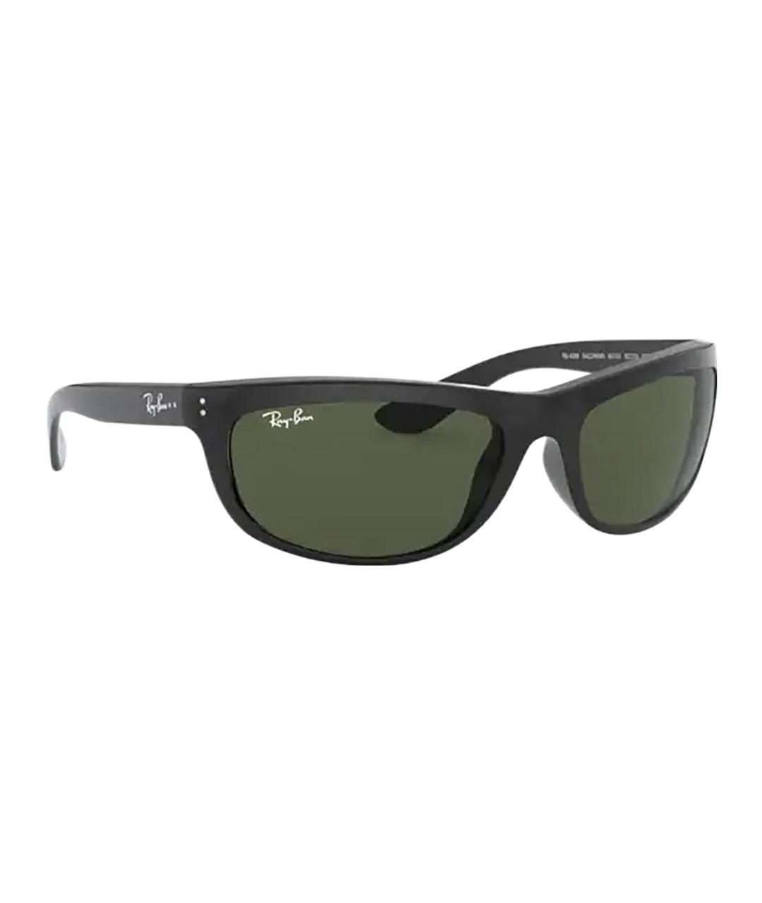 RAY BAN Черные пластиковые солнцезащитные очки, фото 3