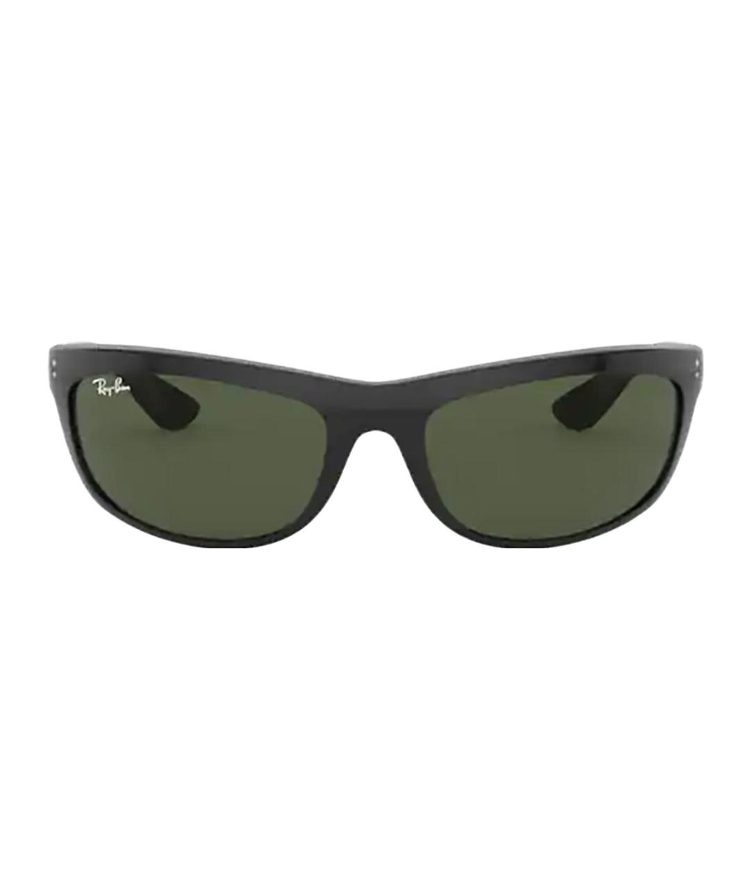 RAY BAN Черные пластиковые солнцезащитные очки, фото 2