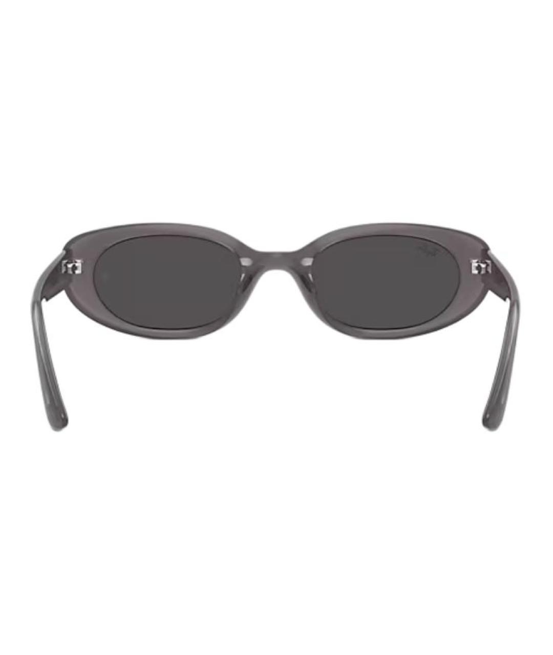 RAY BAN Серые пластиковые солнцезащитные очки, фото 4