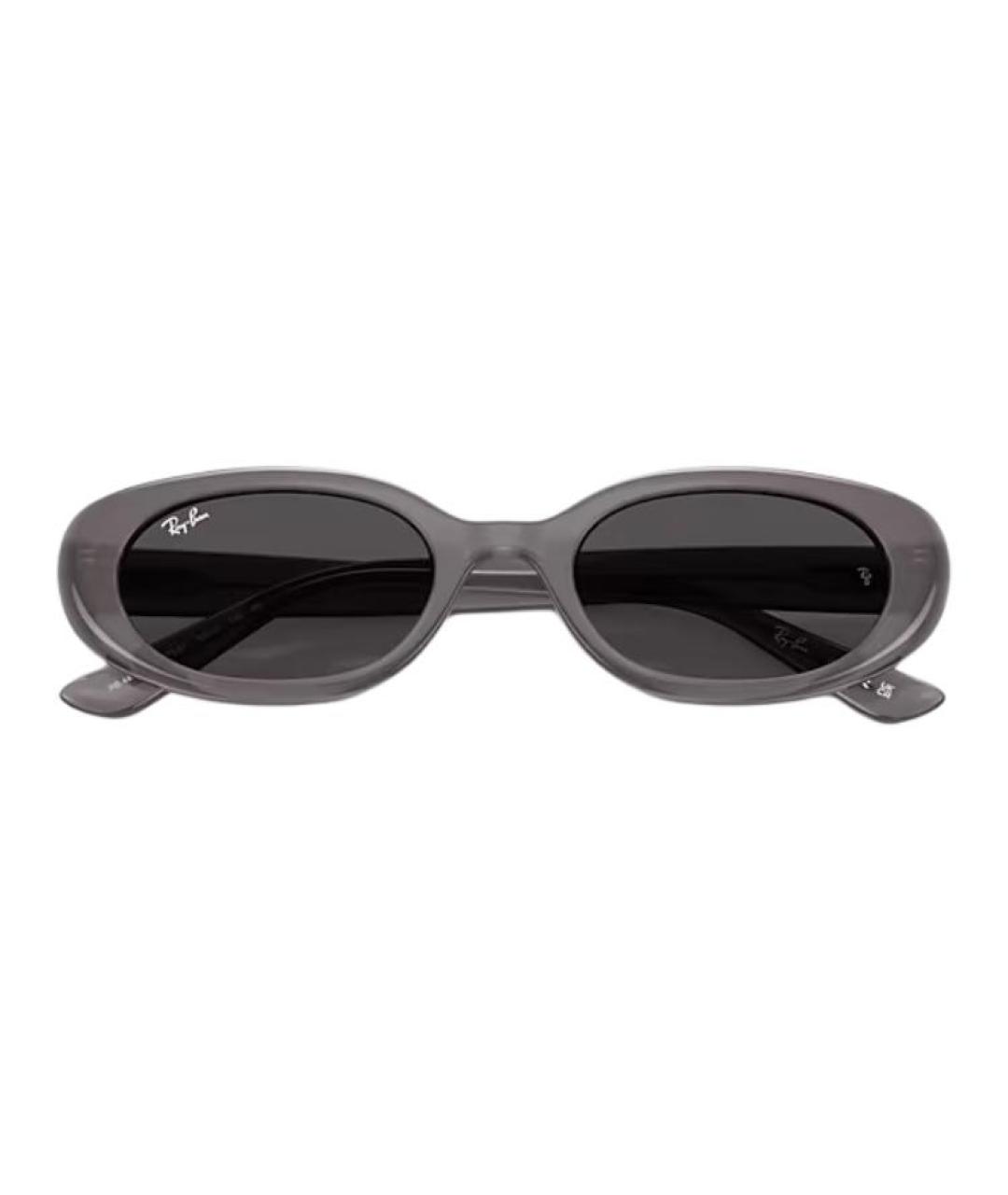 RAY BAN Серые пластиковые солнцезащитные очки, фото 3