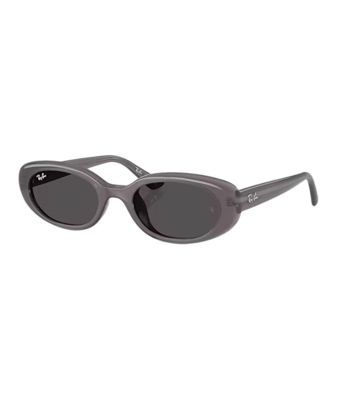 RAY BAN Серые пластиковые солнцезащитные очки, фото 1