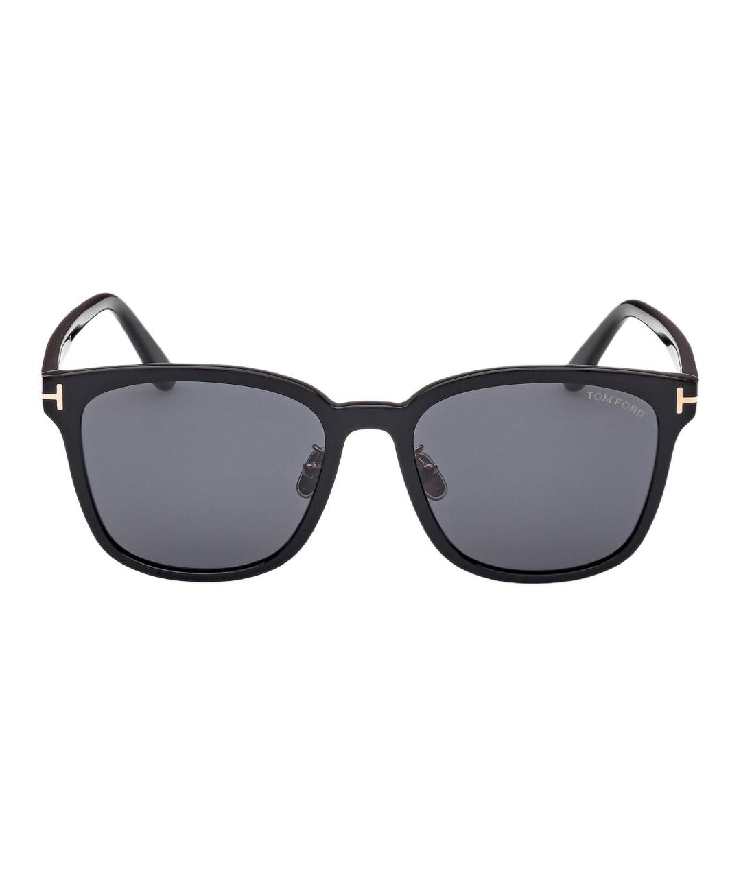 TOM FORD Черные пластиковые солнцезащитные очки, фото 2