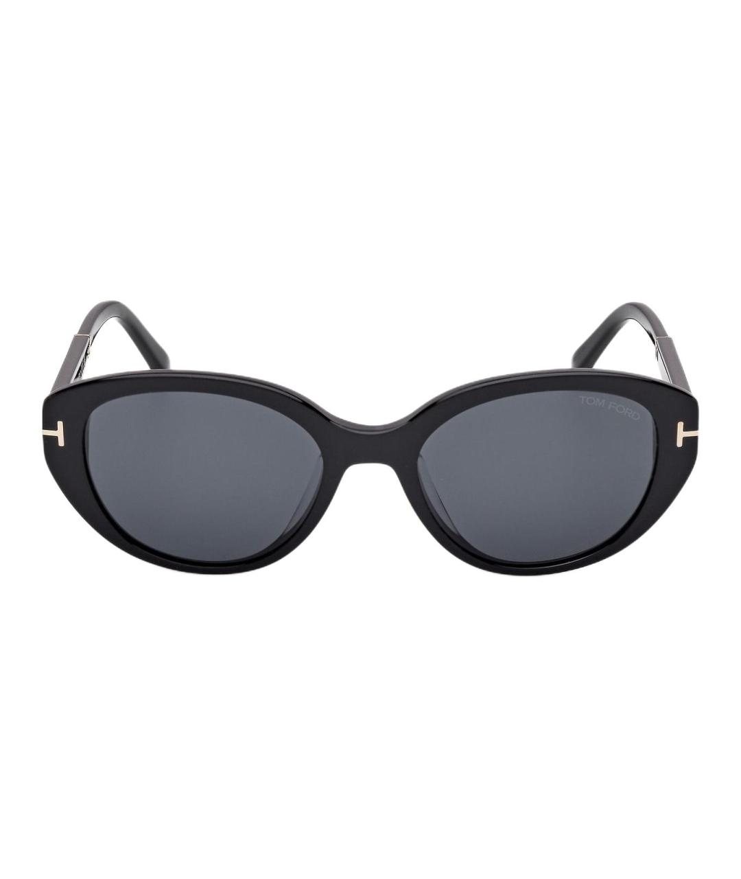 TOM FORD Черные пластиковые солнцезащитные очки, фото 2