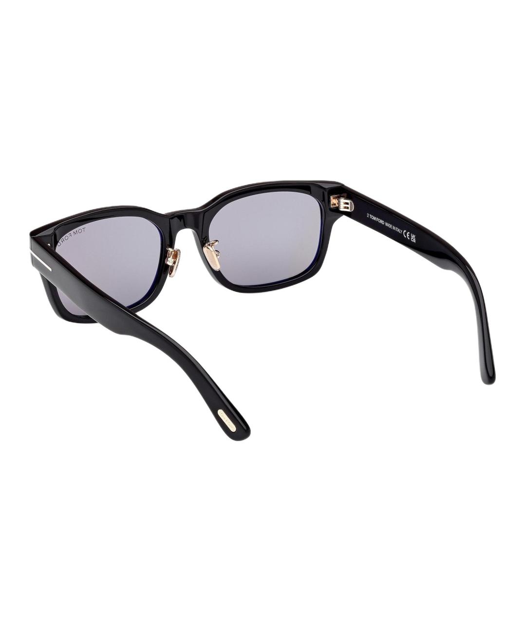 TOM FORD Черные пластиковые солнцезащитные очки, фото 5