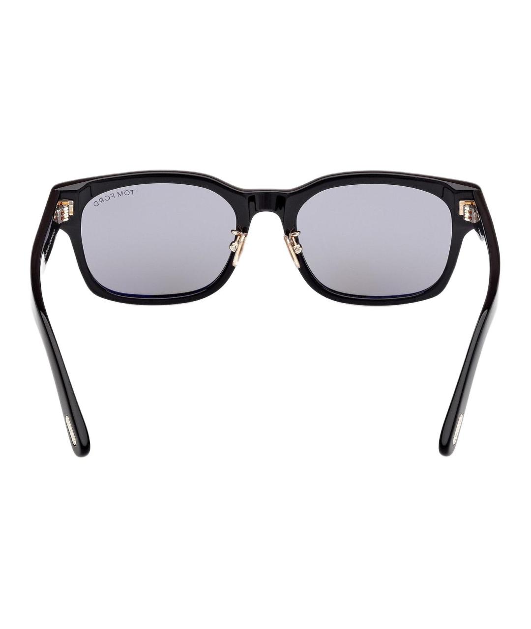 TOM FORD Черные пластиковые солнцезащитные очки, фото 4