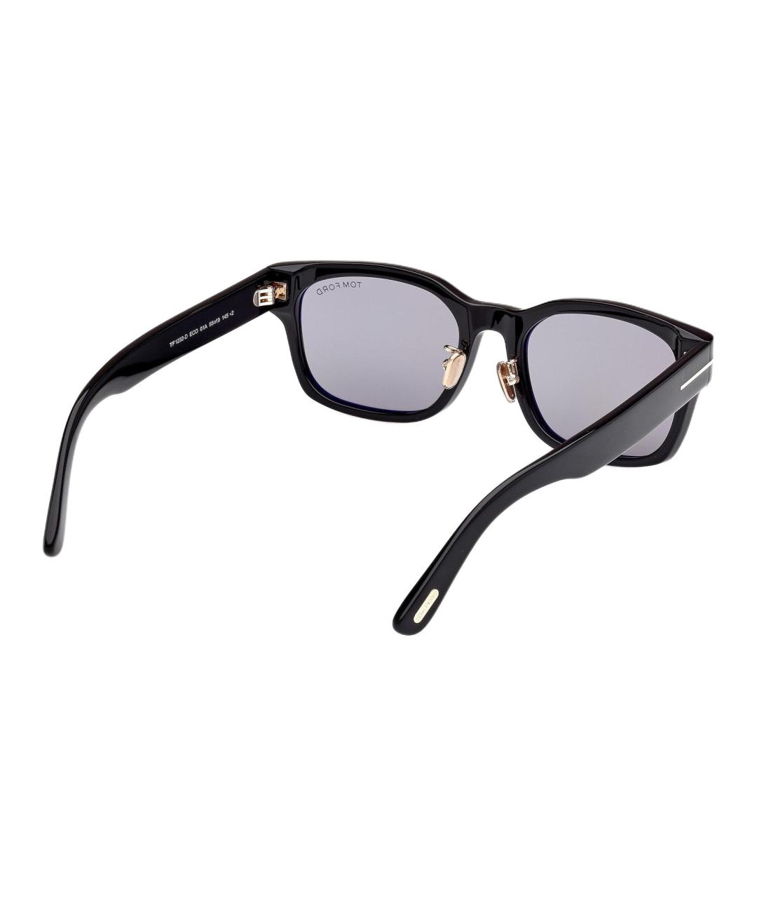 TOM FORD Черные пластиковые солнцезащитные очки, фото 3