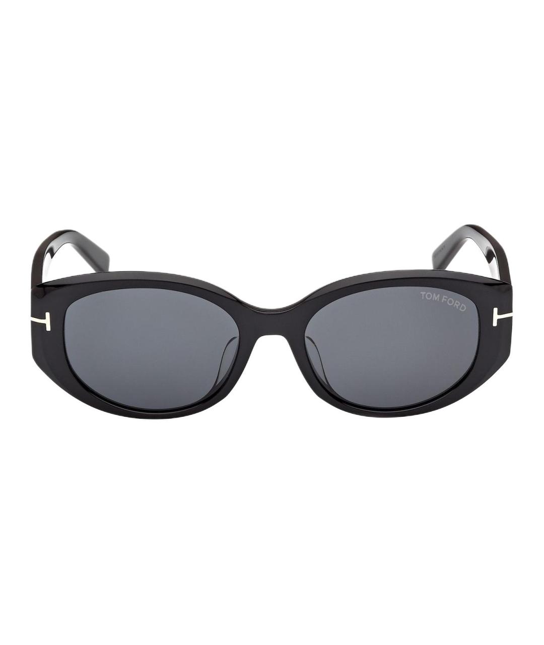 TOM FORD Черные пластиковые солнцезащитные очки, фото 2