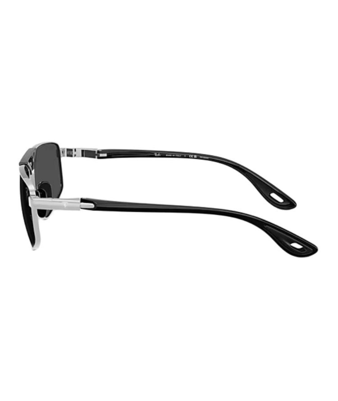 RAY BAN Серебряные металлические солнцезащитные очки, фото 3