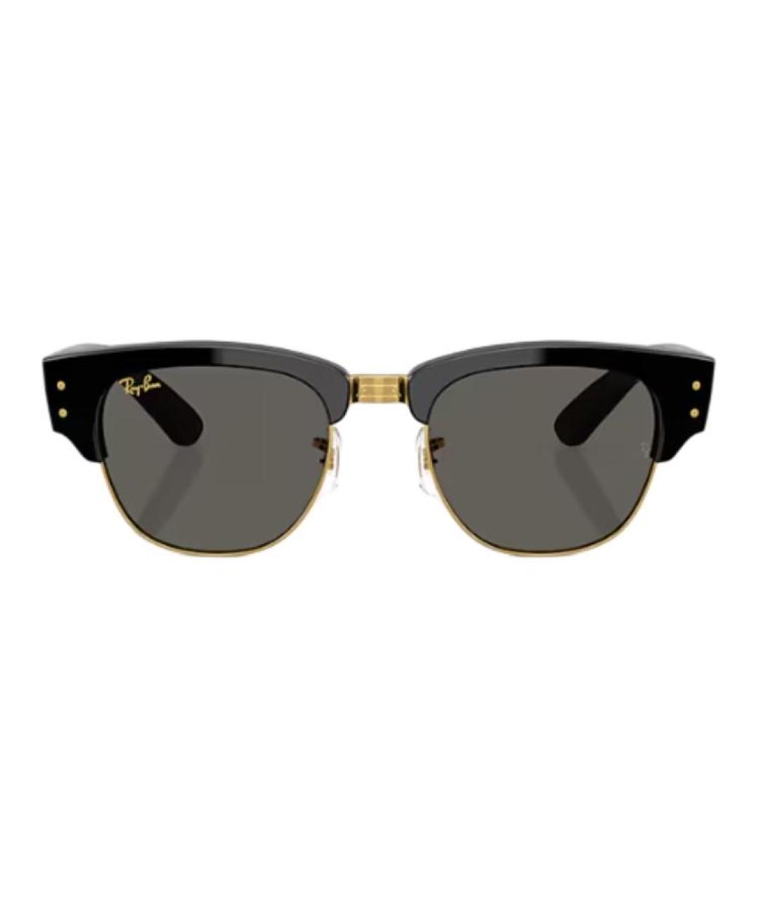 RAY BAN Черные пластиковые солнцезащитные очки, фото 2