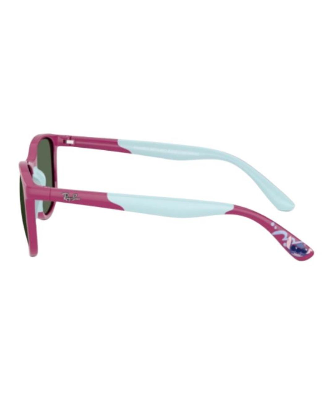 RAY BAN Фуксия пластиковые солнцезащитные очки, фото 3