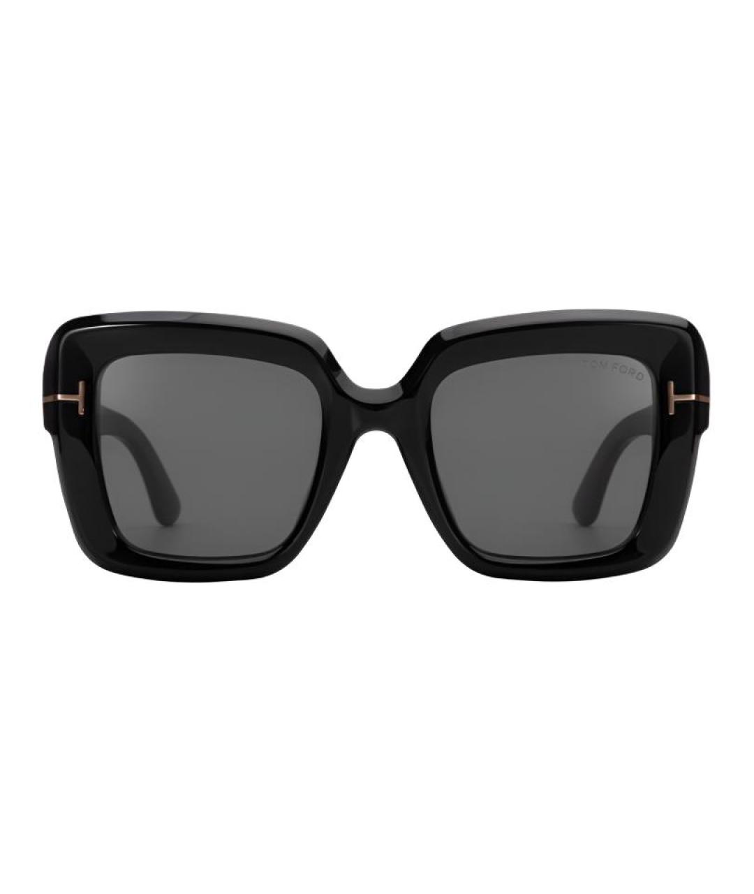 TOM FORD Черные пластиковые солнцезащитные очки, фото 3