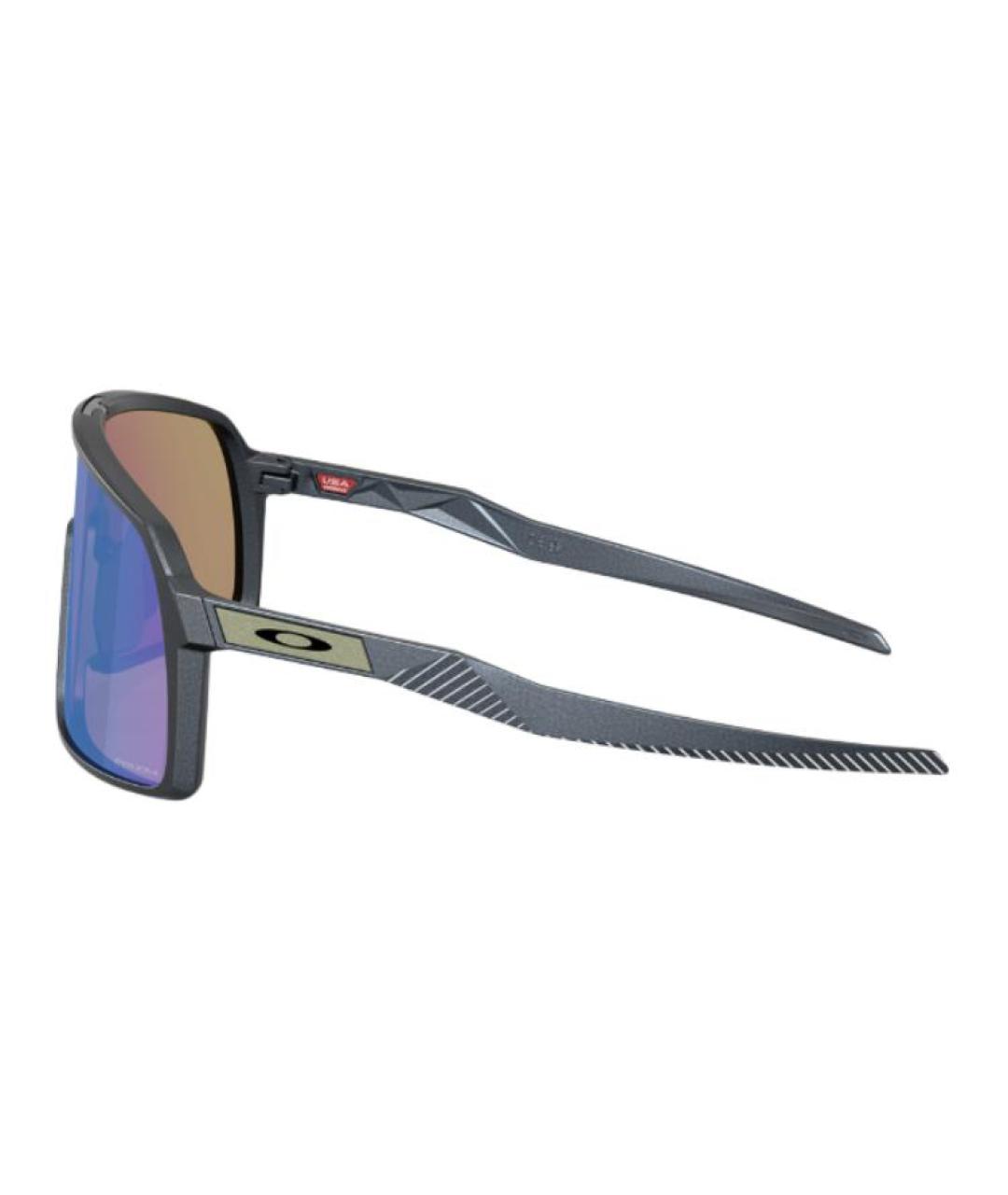 OAKLEY Серые пластиковые солнцезащитные очки, фото 3