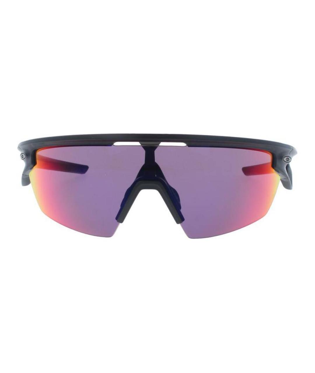 OAKLEY Черные пластиковые солнцезащитные очки, фото 1