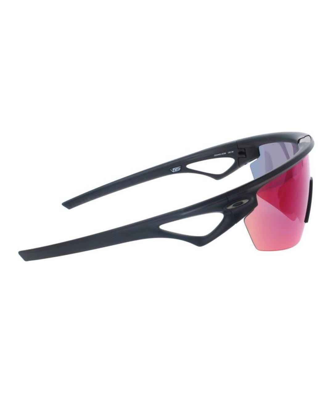 OAKLEY Черные пластиковые солнцезащитные очки, фото 3