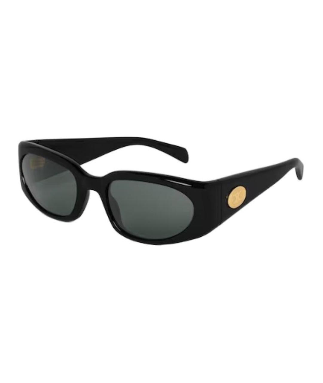 CELINE Черные пластиковые солнцезащитные очки, фото 1