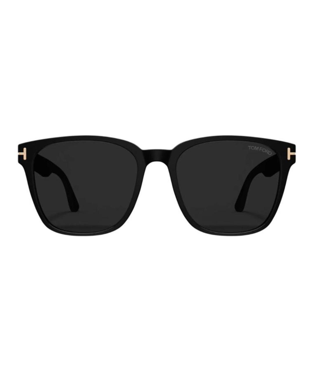 TOM FORD Черные пластиковые солнцезащитные очки, фото 2