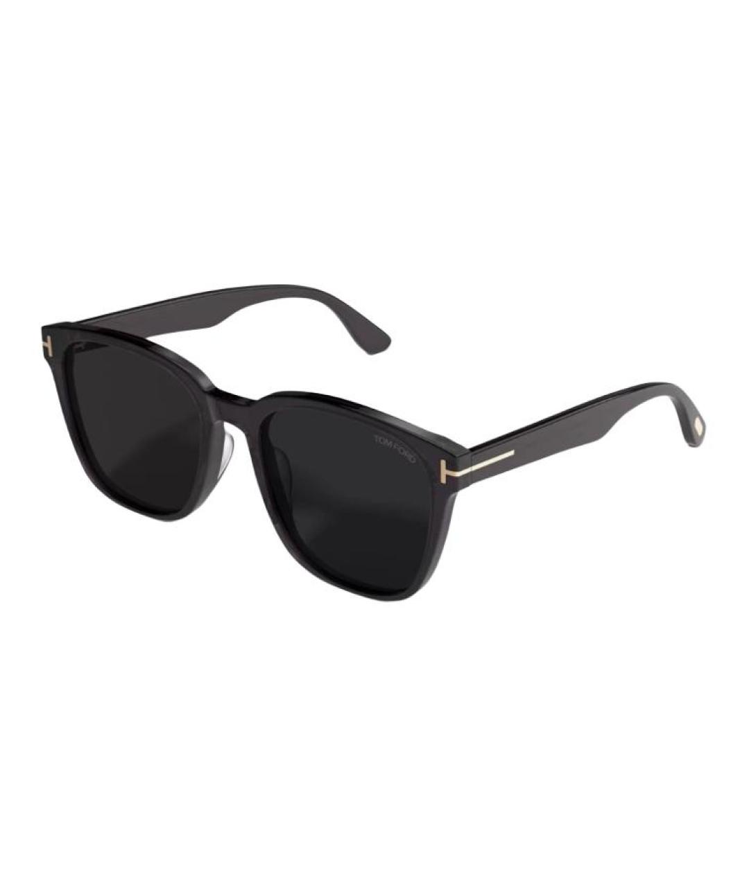 TOM FORD Черные металлические солнцезащитные очки, фото 1