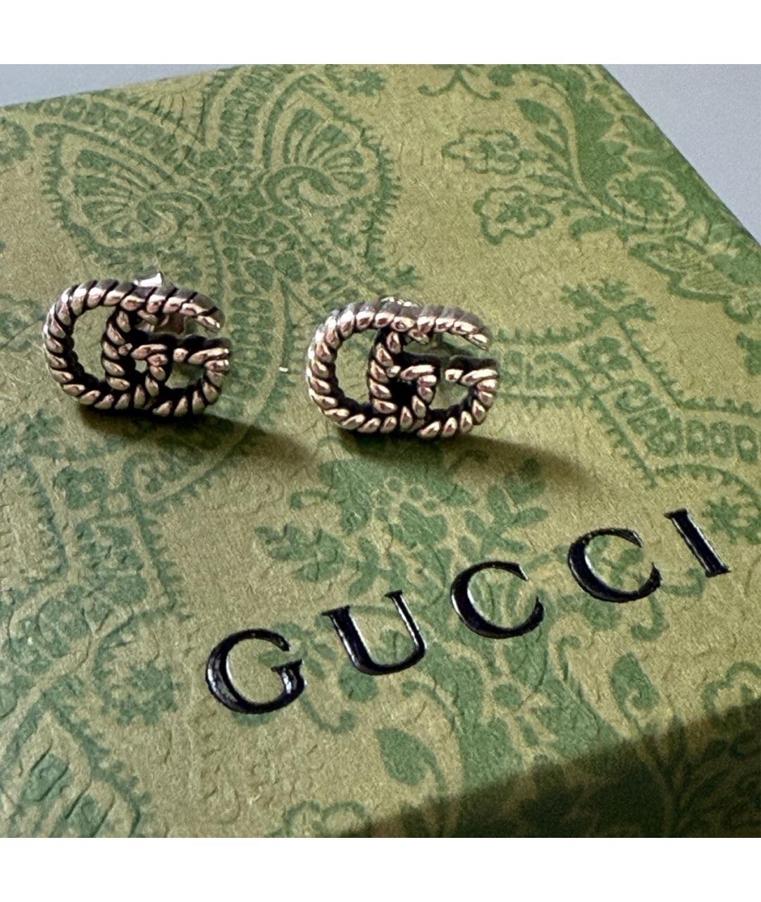 GUCCI Серебряные серебряные серьги, фото 2