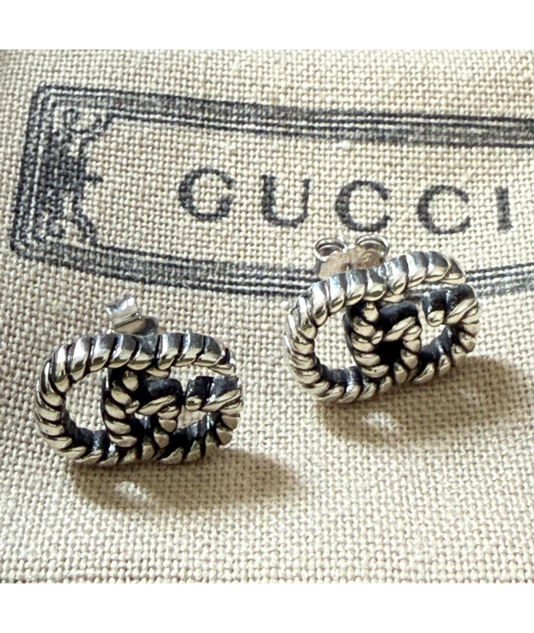 GUCCI Серебряные серебряные серьги, фото 8