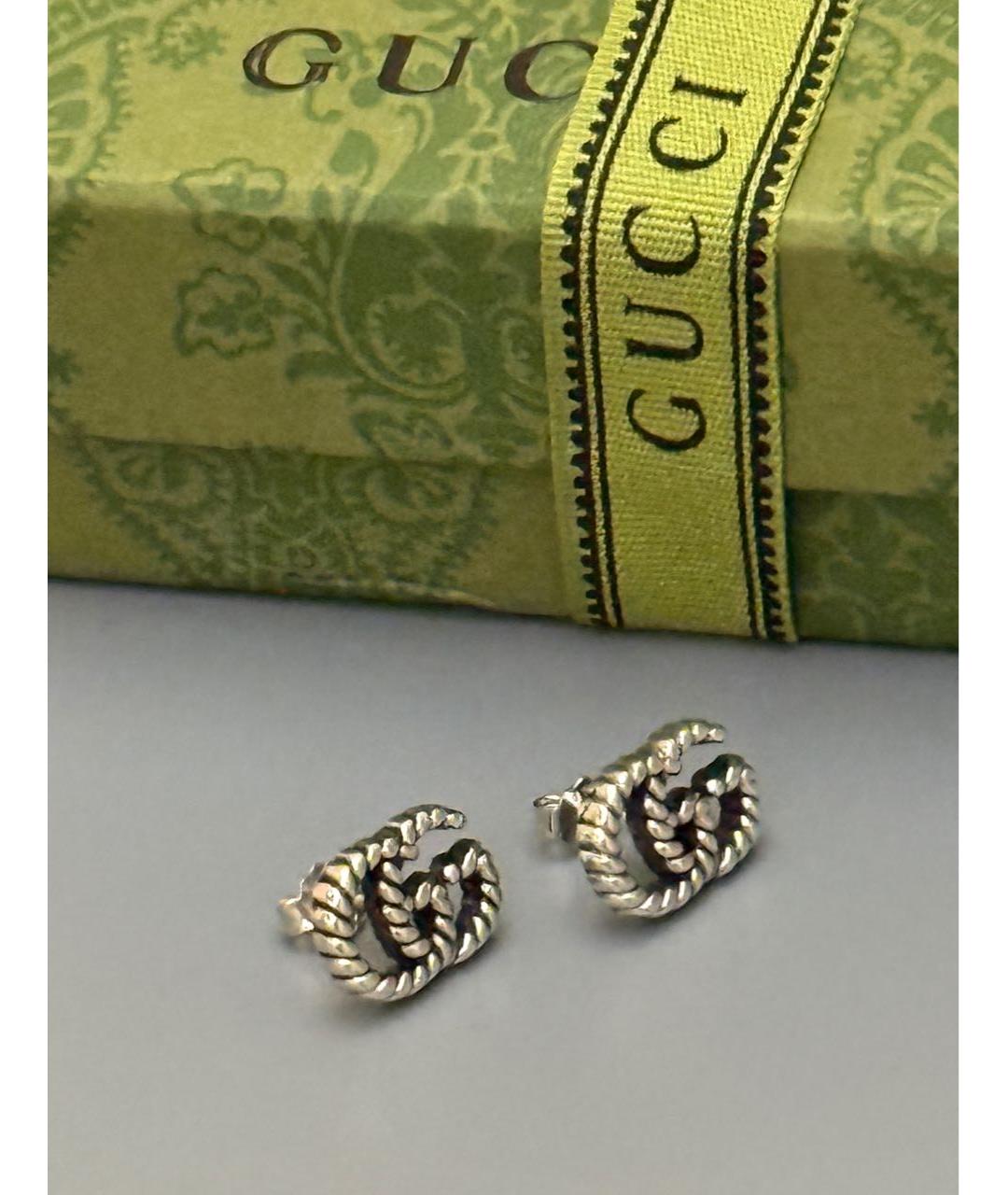 GUCCI Серебряные серебряные серьги, фото 6