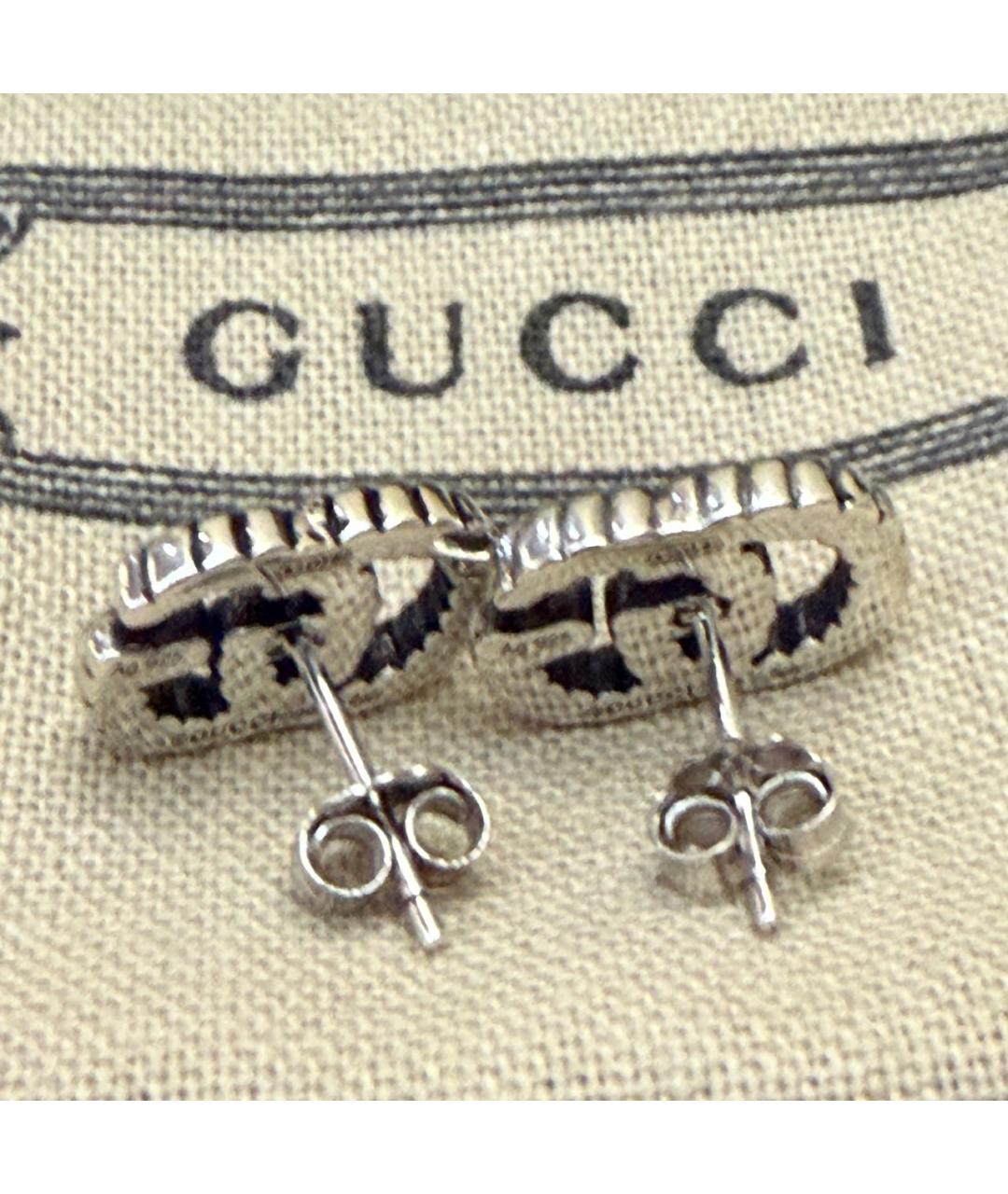 GUCCI Серебряные серебряные серьги, фото 7