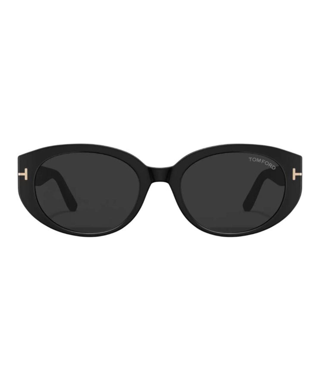 TOM FORD Черные пластиковые солнцезащитные очки, фото 2