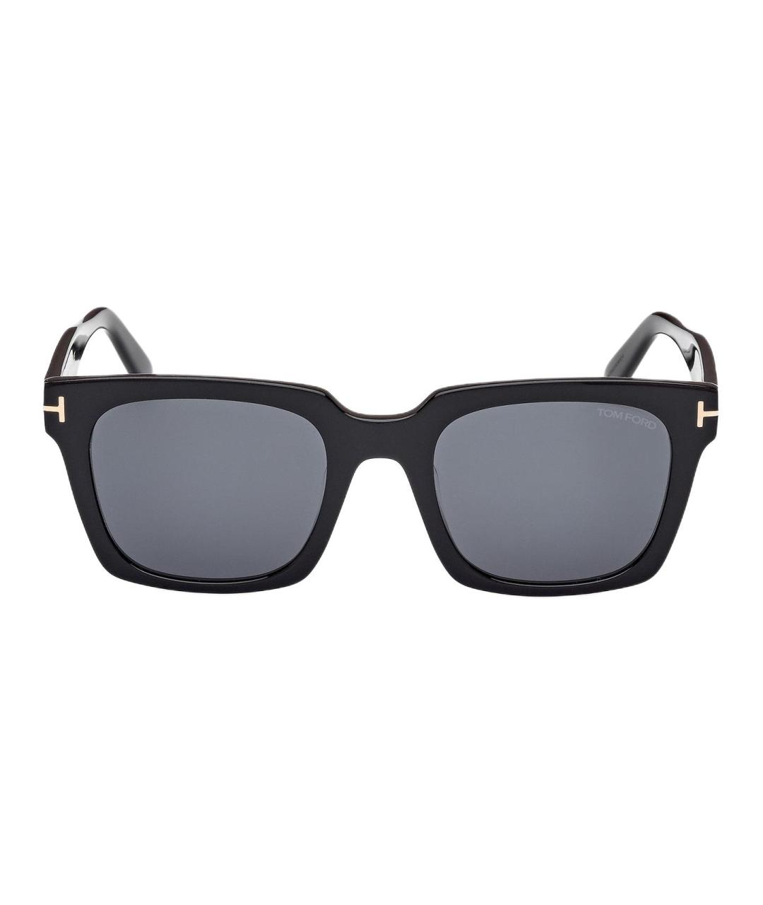 TOM FORD Черные пластиковые солнцезащитные очки, фото 1