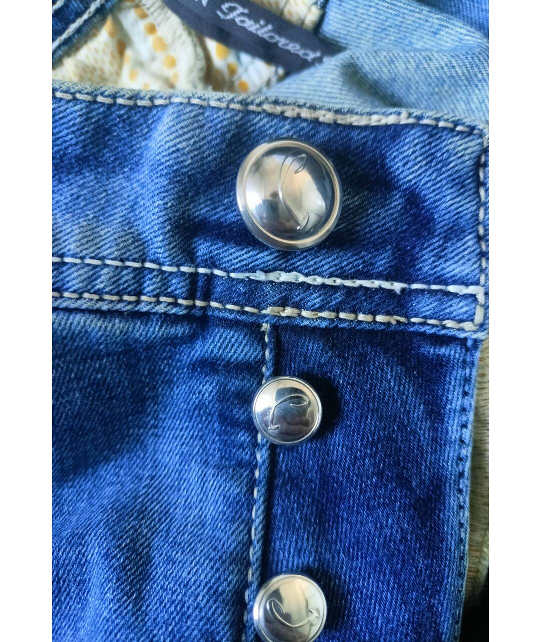 JACOB COHEN Синие хлопко-эластановые шорты, фото 4
