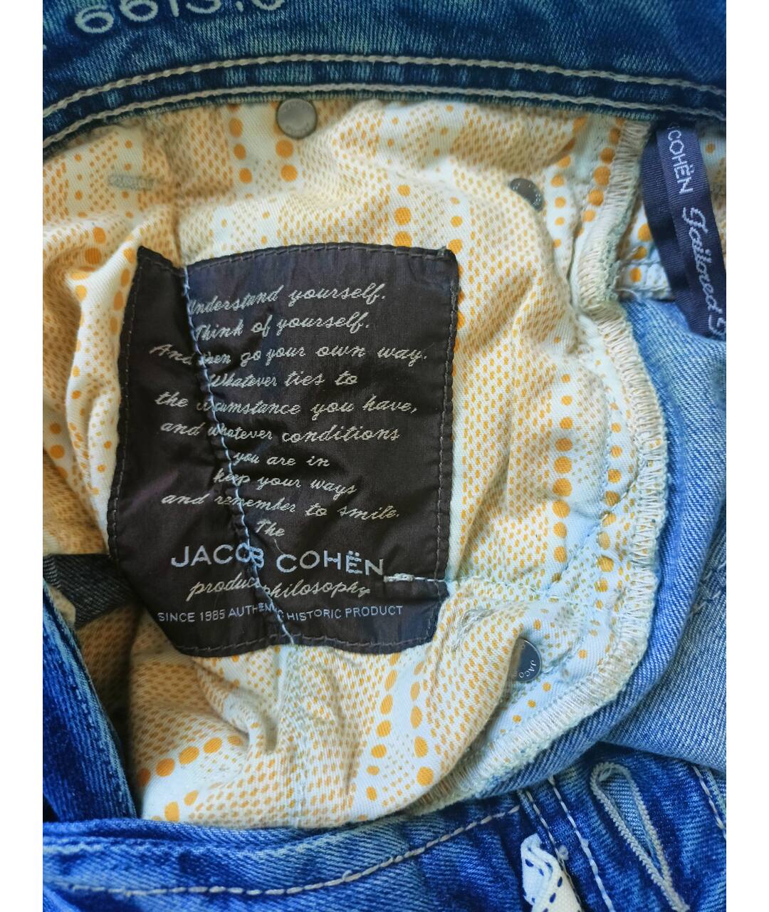 JACOB COHEN Синие хлопко-эластановые шорты, фото 3