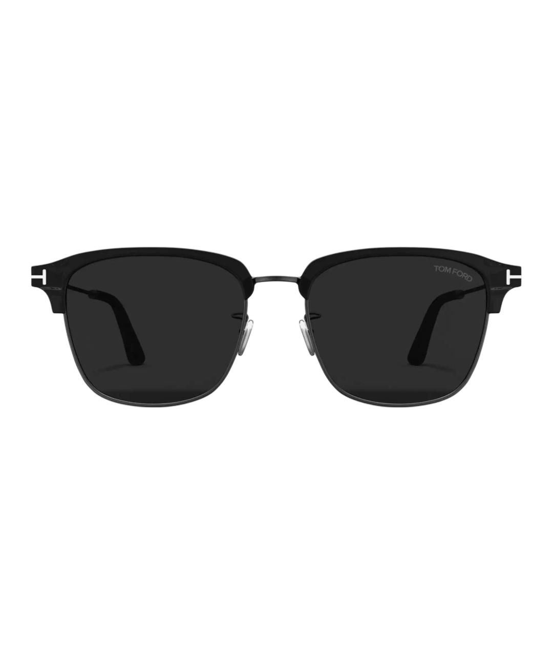 TOM FORD Серебряные металлические солнцезащитные очки, фото 2