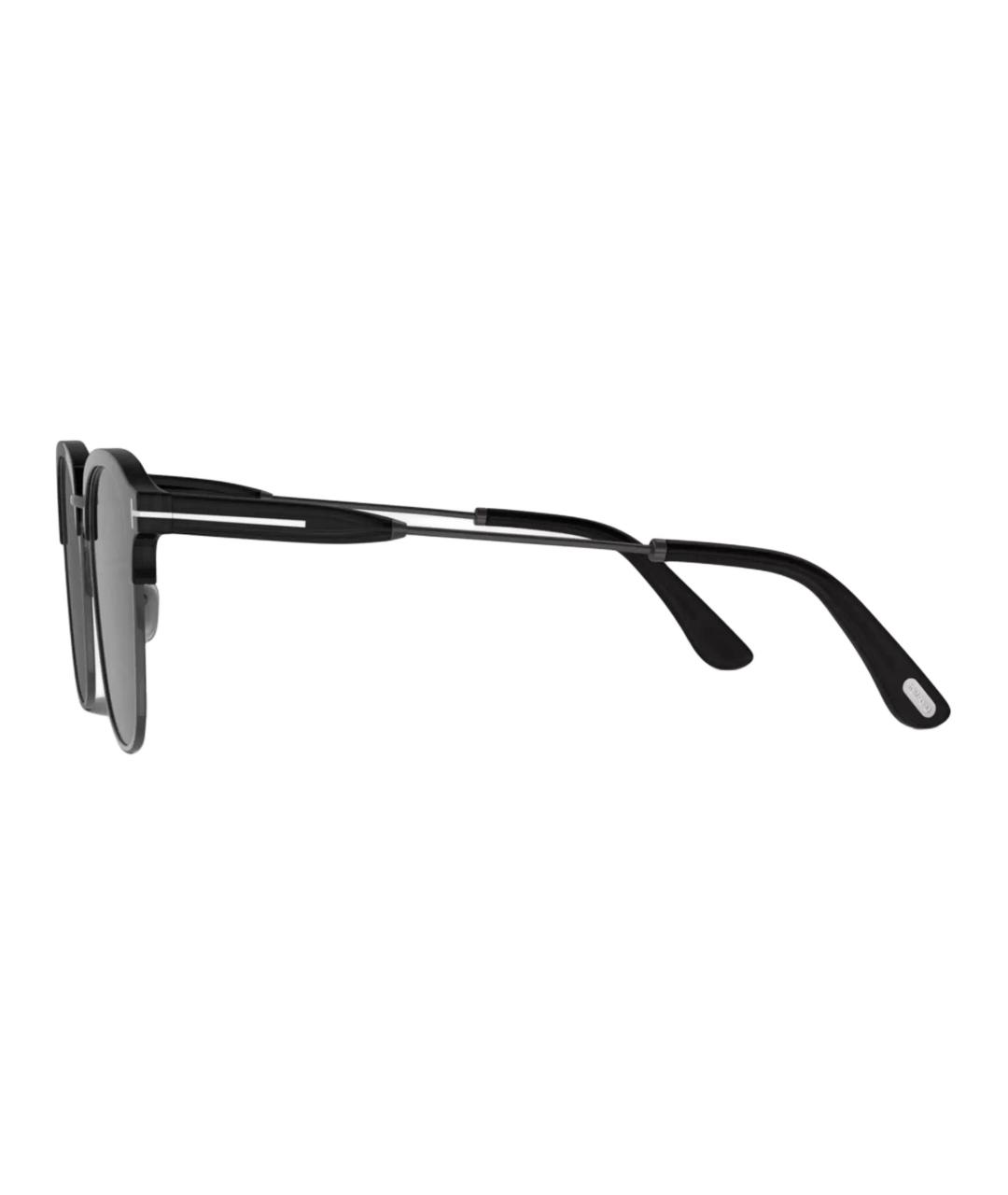 TOM FORD Серебряные металлические солнцезащитные очки, фото 3
