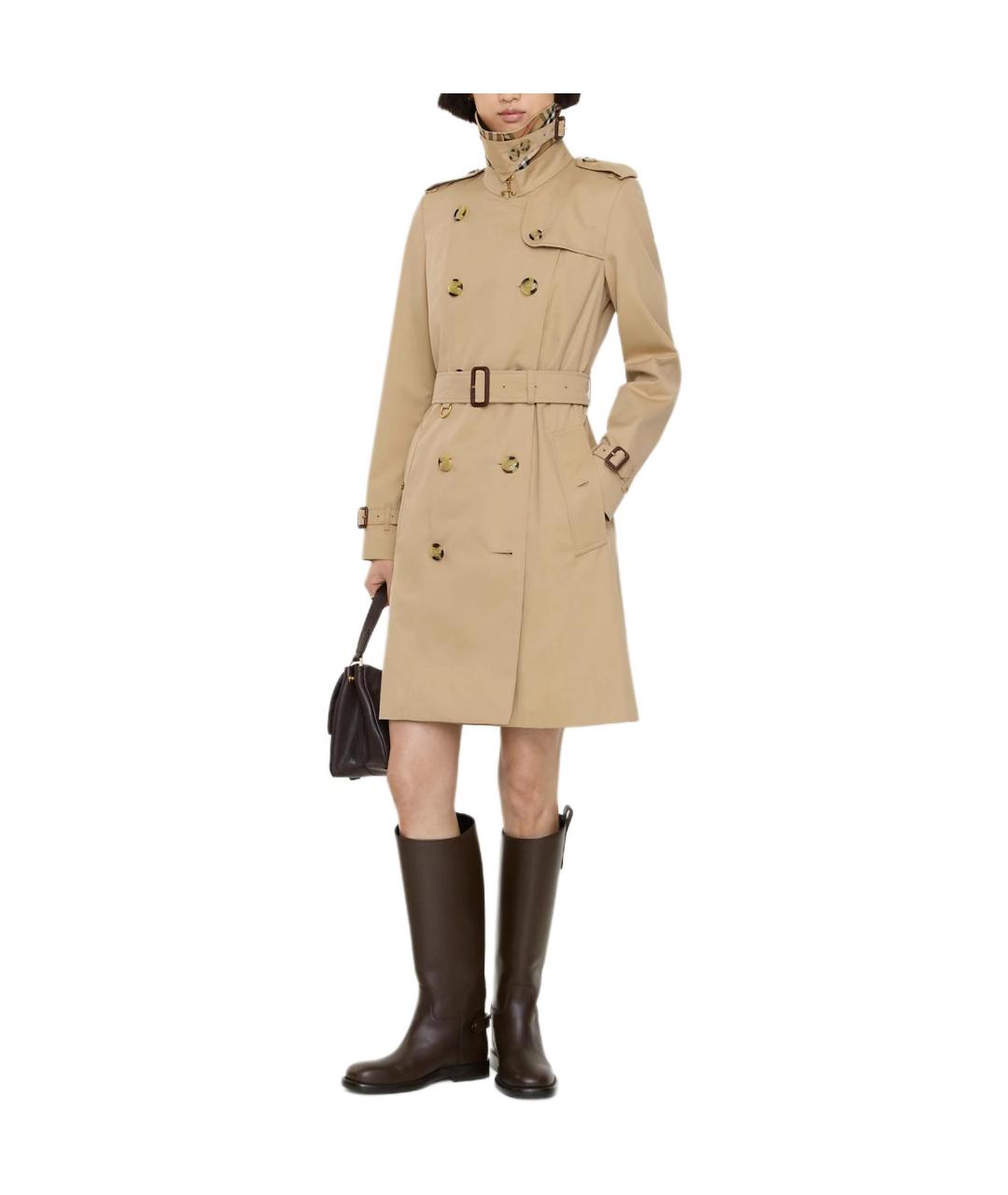BURBERRY Бежевый тренч/плащ, фото 4